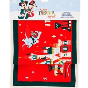 NWT Disney Parks Making Christmas Magical 2024 Mickey And Friends Table Runner